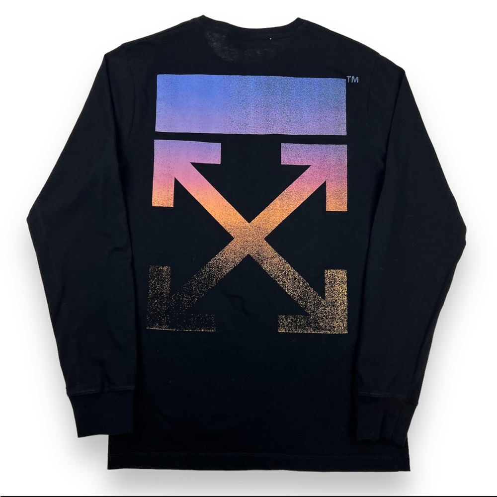 OFF-WHITE DEGRADE ARROWS LONG SLEEVE T SHIRT